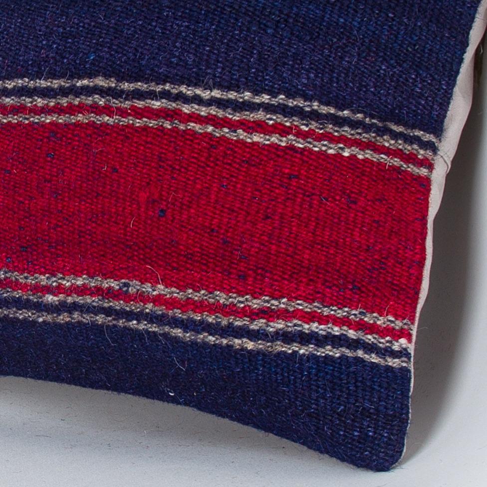 Striped_Multiple Color_Kilim Pillow Cover_16x16_Z1005_8412