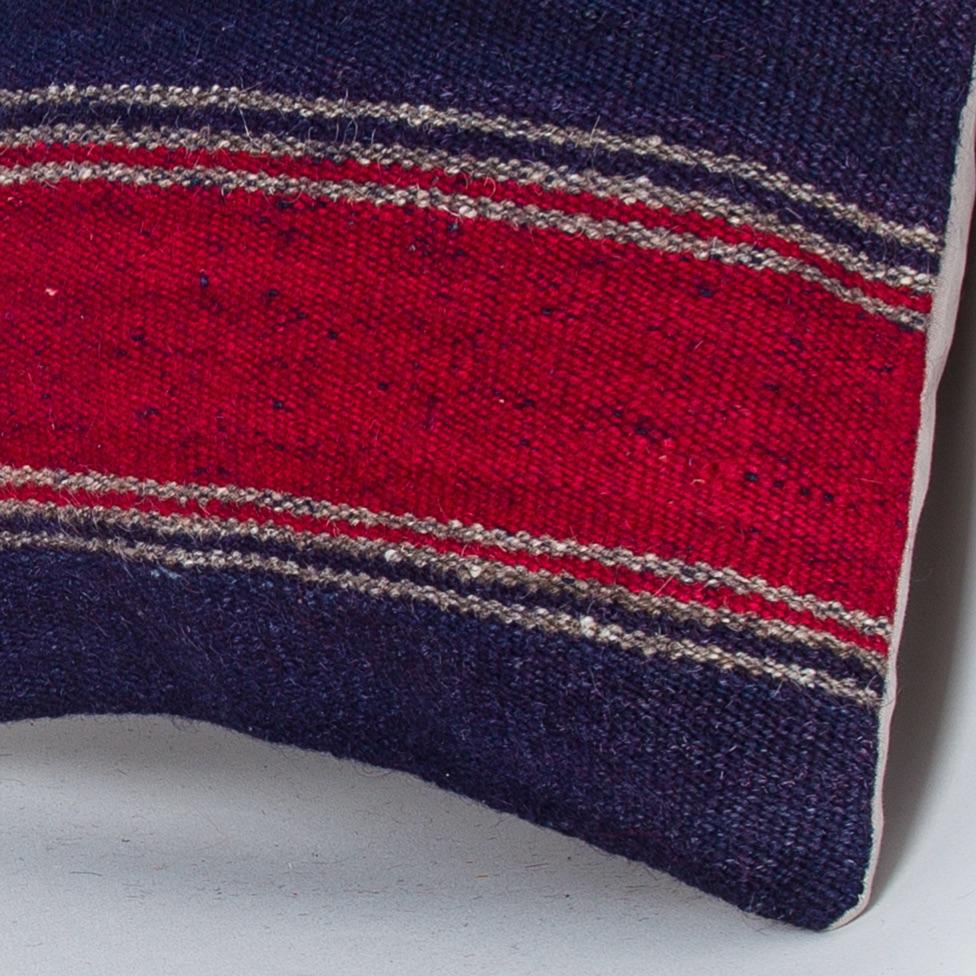 Striped_Multiple Color_Kilim Pillow Cover_16x16_Z1005_8413