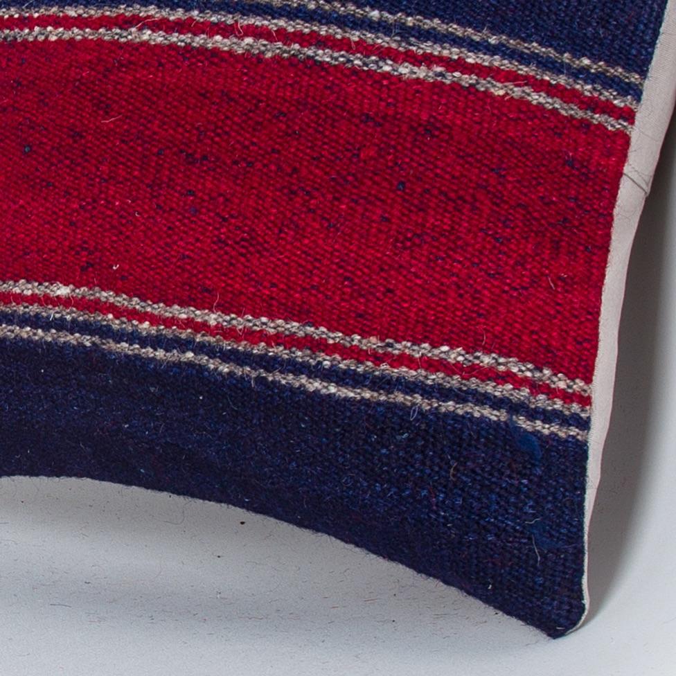 Striped_Multiple Color_Kilim Pillow Cover_16x16_Z1005_8414