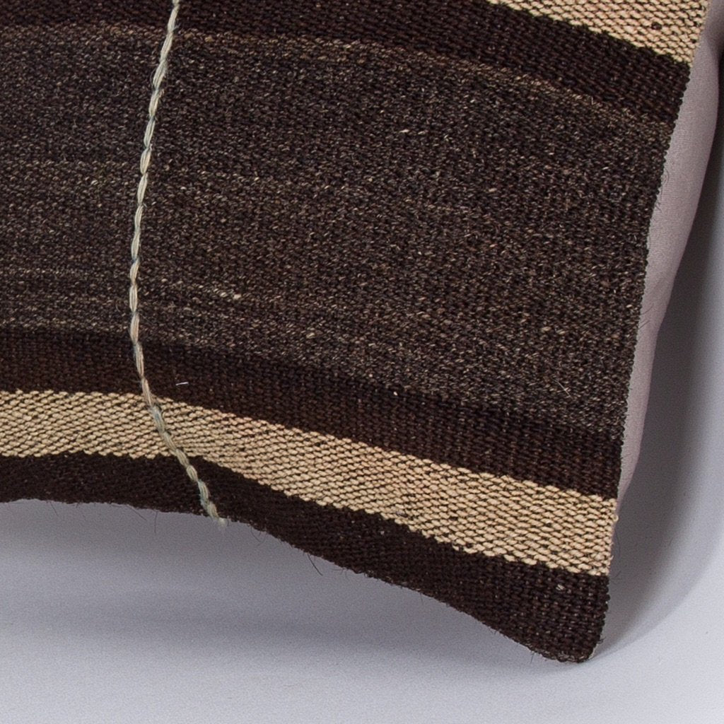 Striped_Multiple Color_Kilim Pillow Cover_16x16_Z1009_7260