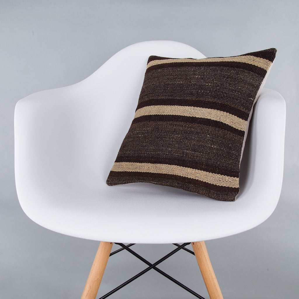 Striped_Multiple Color_Kilim Pillow Cover_16x16_Z1009_7262