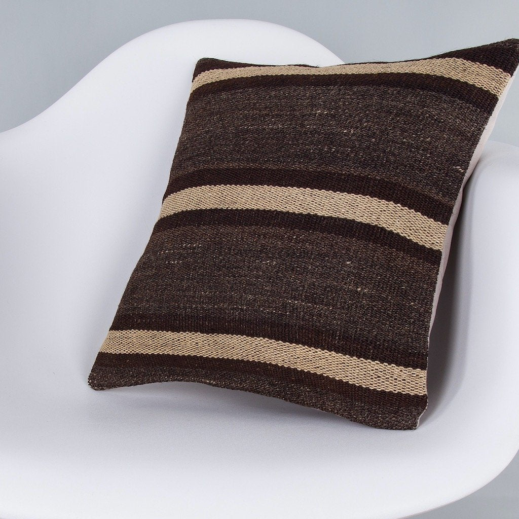 Striped_Multiple Color_Kilim Pillow Cover_16x16_Z1009_7262