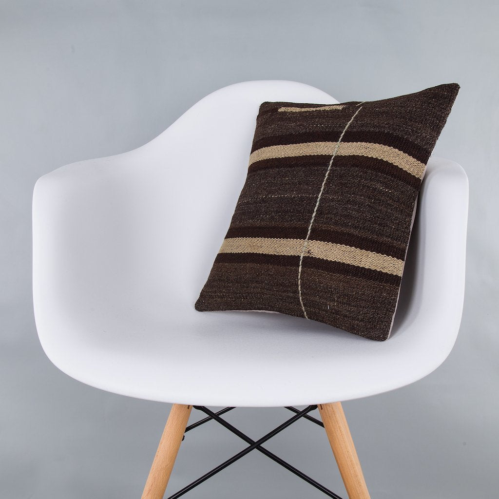 Striped_Multiple Color_Kilim Pillow Cover_16x16_Z1009_7369