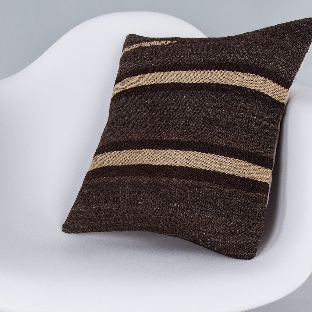 Striped_Multiple Color_Kilim Pillow Cover_16x16_Z1009_7425
