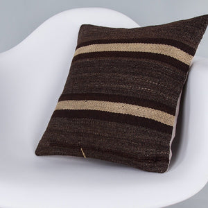 Striped_Multiple Color_Kilim Pillow Cover_16x16_Z1009_7427