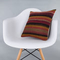Striped_Multiple Color_Kilim Pillow Cover_16x16_Z1009_7428
