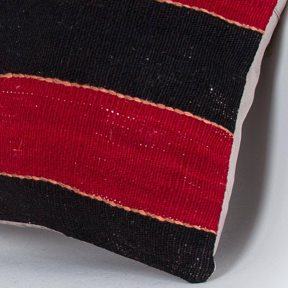 Striped_Multiple Color_Kilim Pillow Cover_16x16_Z1009_7472