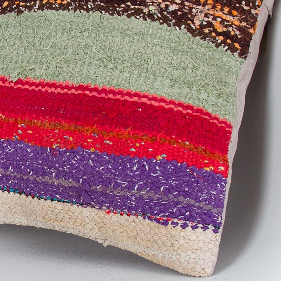 Striped_Multiple Color_Kilim Pillow Cover_16x16_Z1009_7510