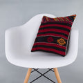Striped_Multiple Color_Kilim Pillow Cover_16x16_Z1009_7571