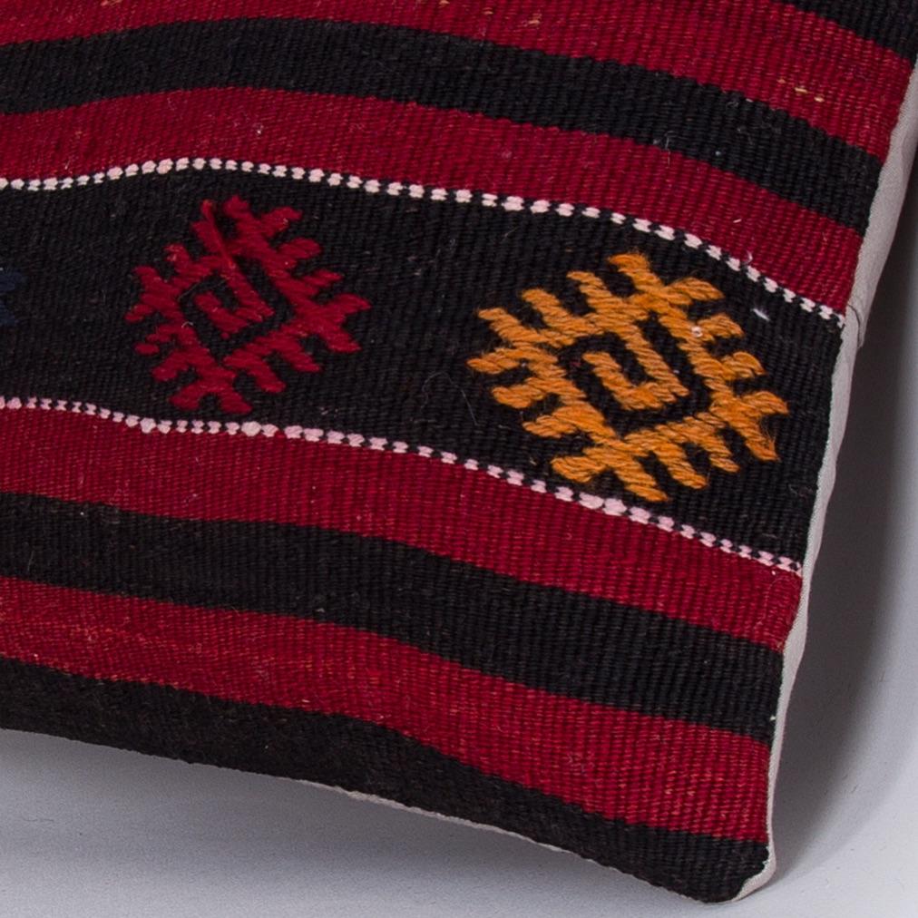 Striped_Multiple Color_Kilim Pillow Cover_16x16_Z1009_7571