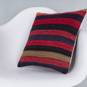 Striped_Multiple Color_Kilim Pillow Cover_16x16_Z1009_7575
