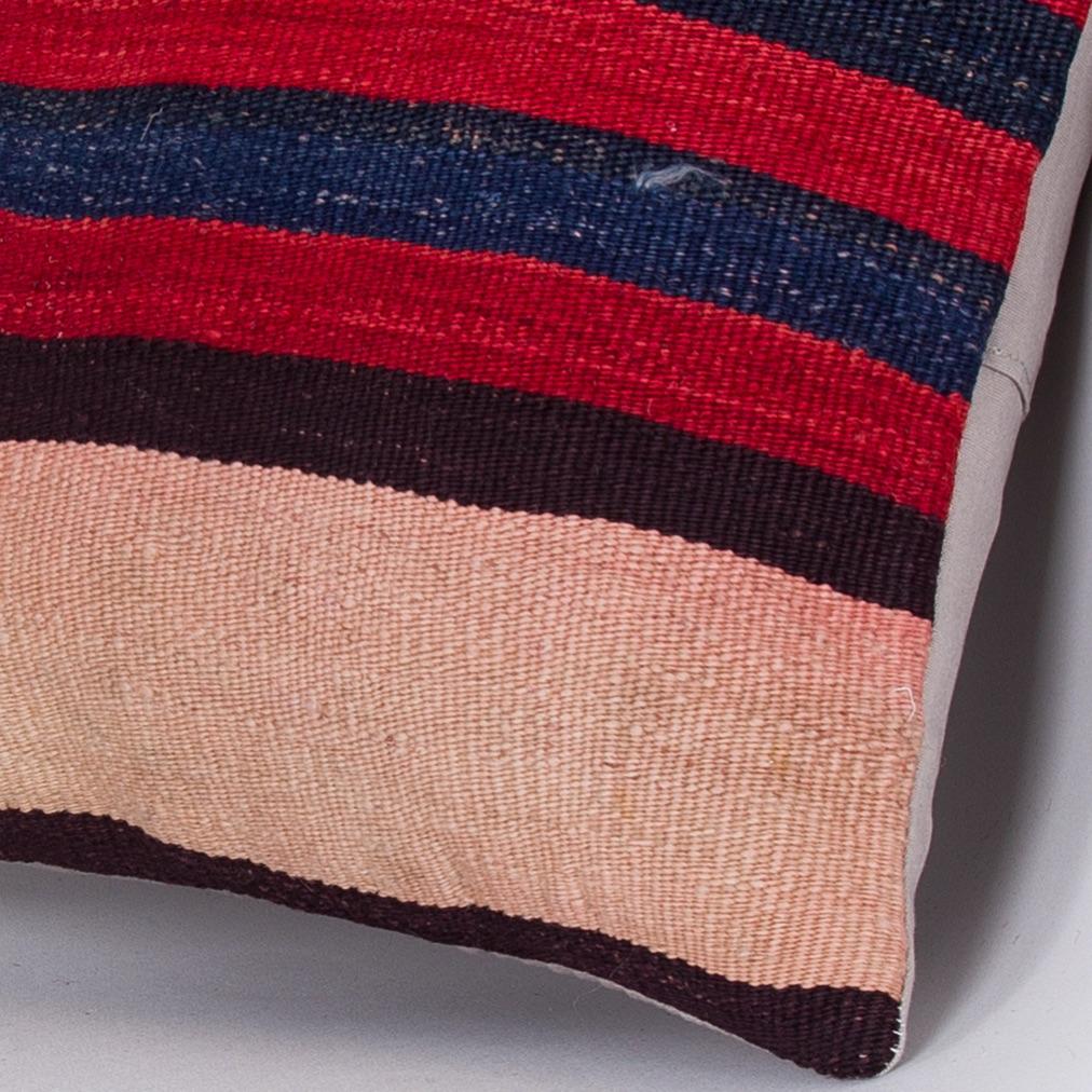 Striped_Multiple Color_Kilim Pillow Cover_16x16_Z1009_7578