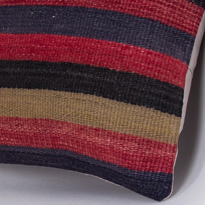Striped_Multiple Color_Kilim Pillow Cover_16x16_Z1009_7588