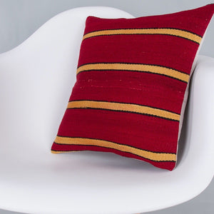 Striped_Multiple Color_Kilim Pillow Cover_16x16_Z1009_7619