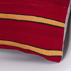 Striped_Multiple Color_Kilim Pillow Cover_16x16_Z1009_7619