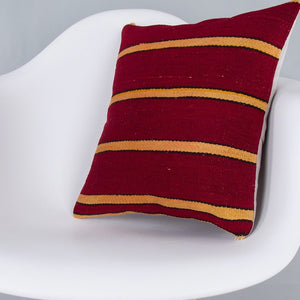 Striped_Multiple Color_Kilim Pillow Cover_16x16_Z1009_7620