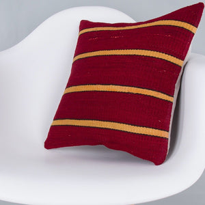 Striped_Multiple Color_Kilim Pillow Cover_16x16_Z1009_7622