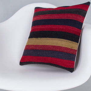 Striped_Multiple Color_Kilim Pillow Cover_16x16_Z1009_7623