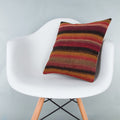 Striped_Multiple Color_Kilim Pillow Cover_16x16_Z1009_7730