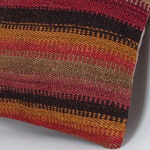 Striped_Multiple Color_Kilim Pillow Cover_16x16_Z1009_7730