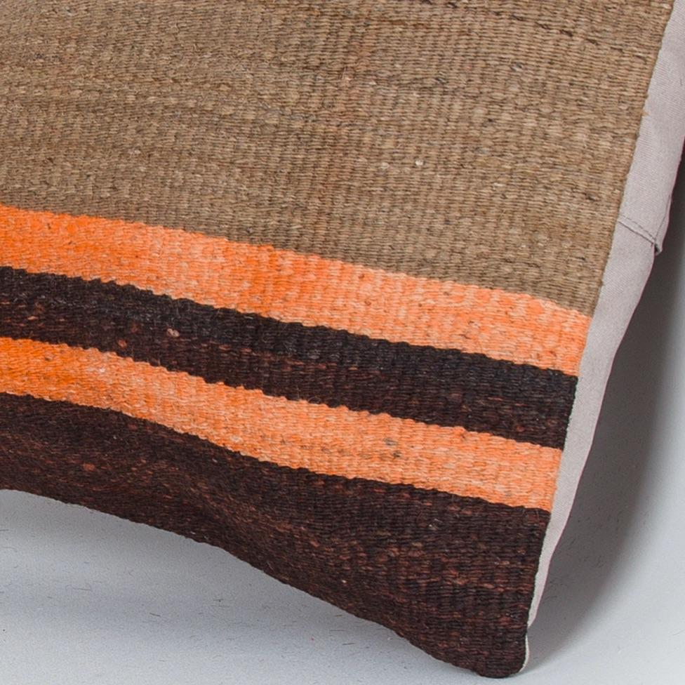 Striped_Multiple Color_Kilim Pillow Cover_16x16_Z1009_7748