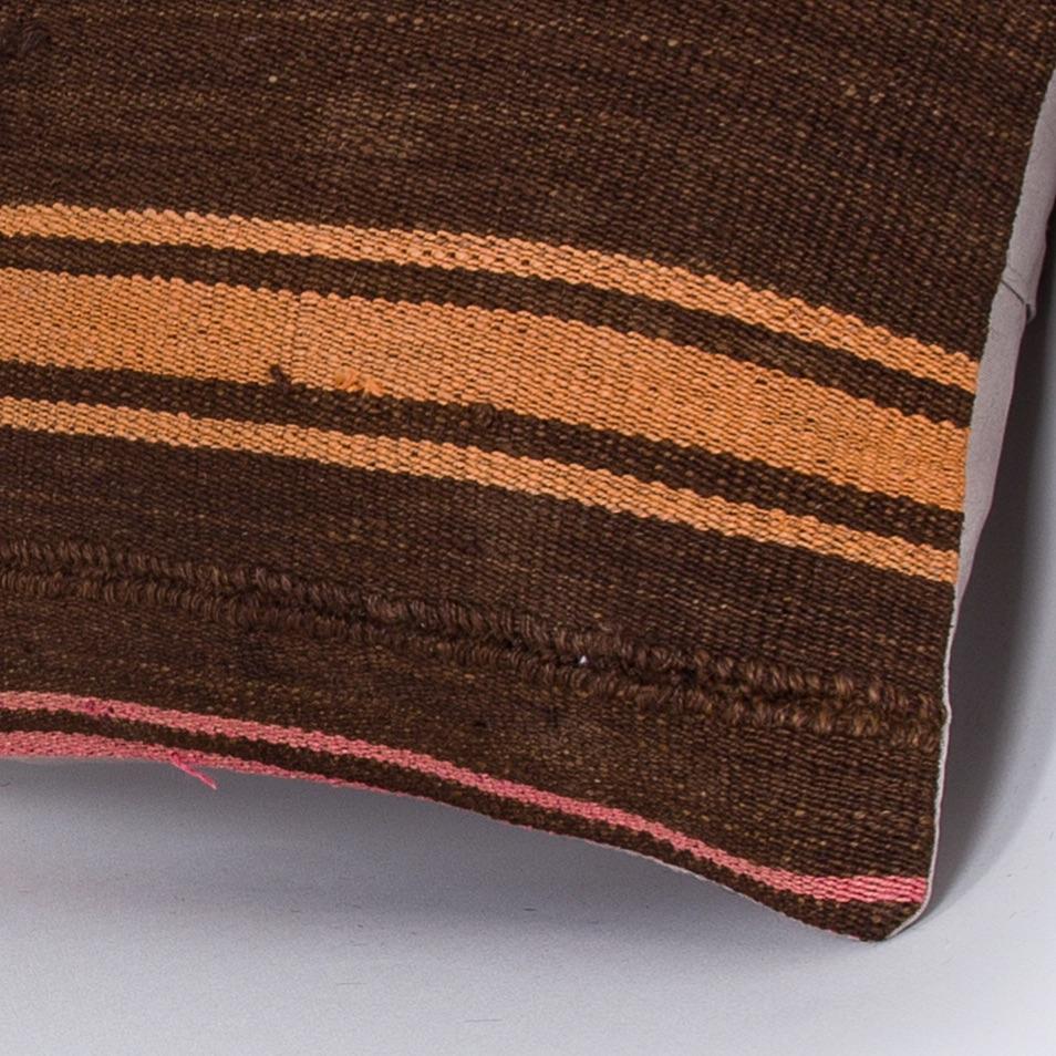 Striped_Multiple Color_Kilim Pillow Cover_16x16_Z1009_7914
