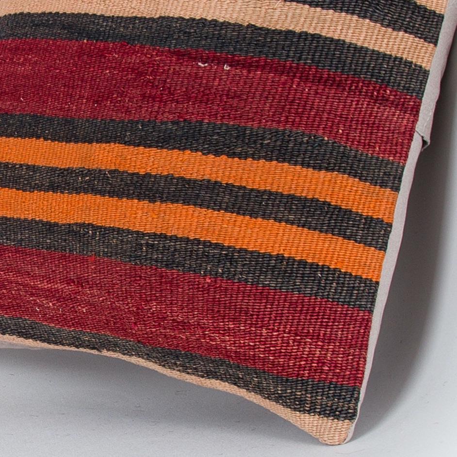 Striped_Multiple Color_Kilim Pillow Cover_16x16_Z1009_7969