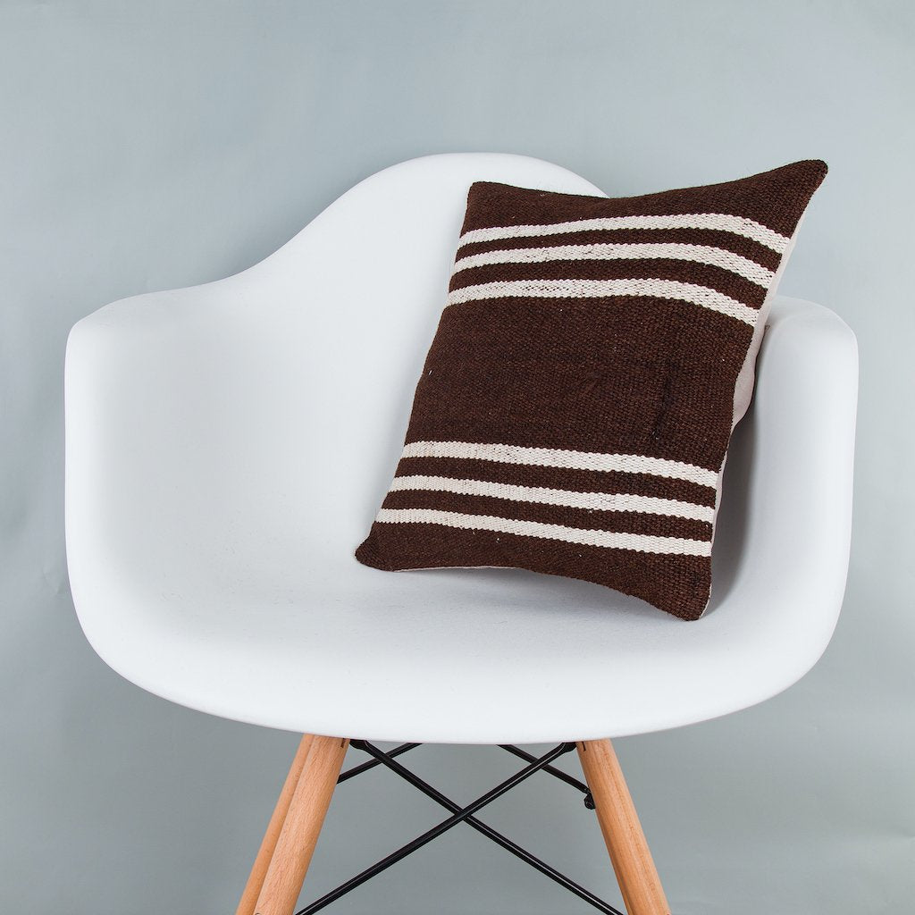 Striped_Multiple Color_Kilim Pillow Cover_16x16_Z1009_7989