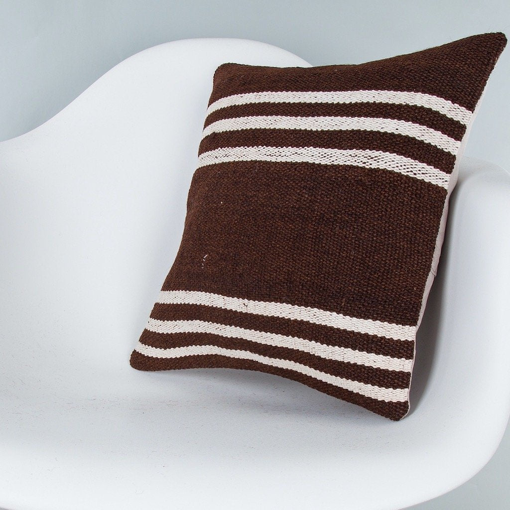 Striped_Multiple Color_Kilim Pillow Cover_16x16_Z1009_8115