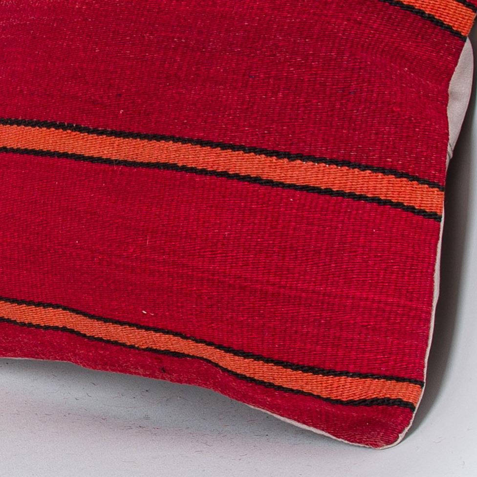 Striped_Multiple Color_Kilim Pillow Cover_16x16_Z1009_8126