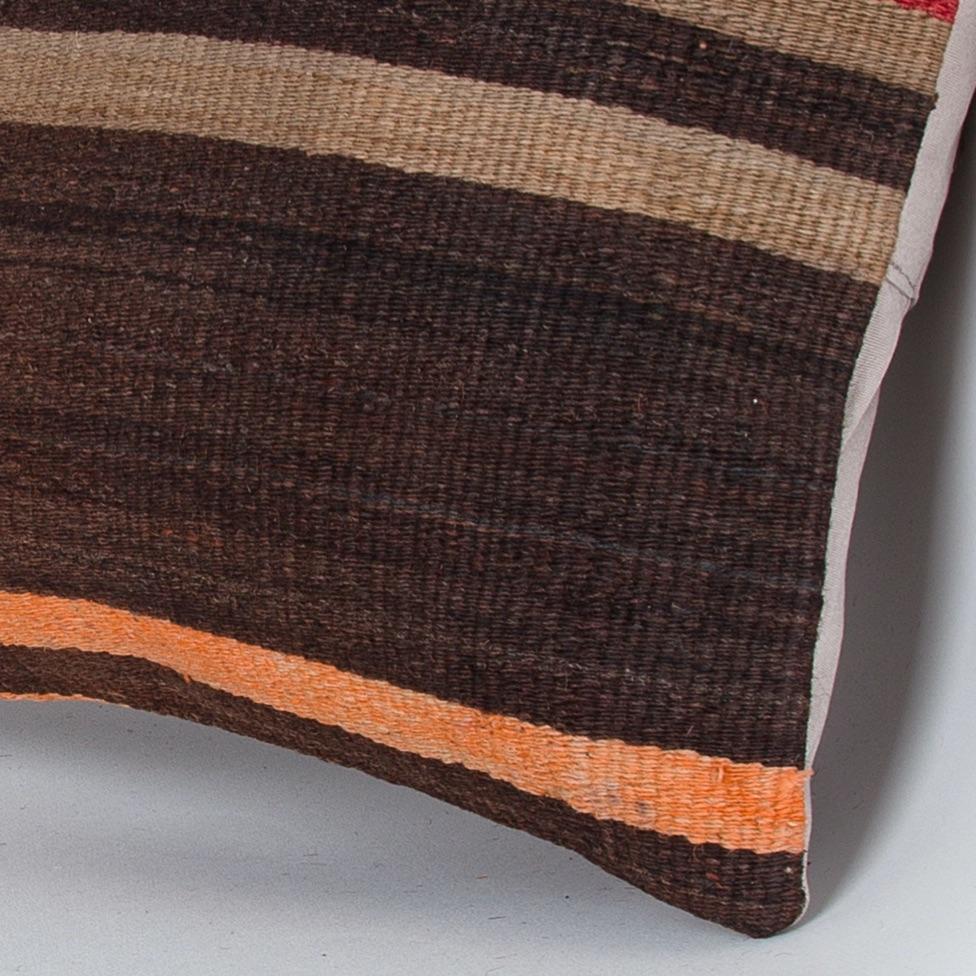 Striped_Multiple Color_Kilim Pillow Cover_16x16_Z1009_8192