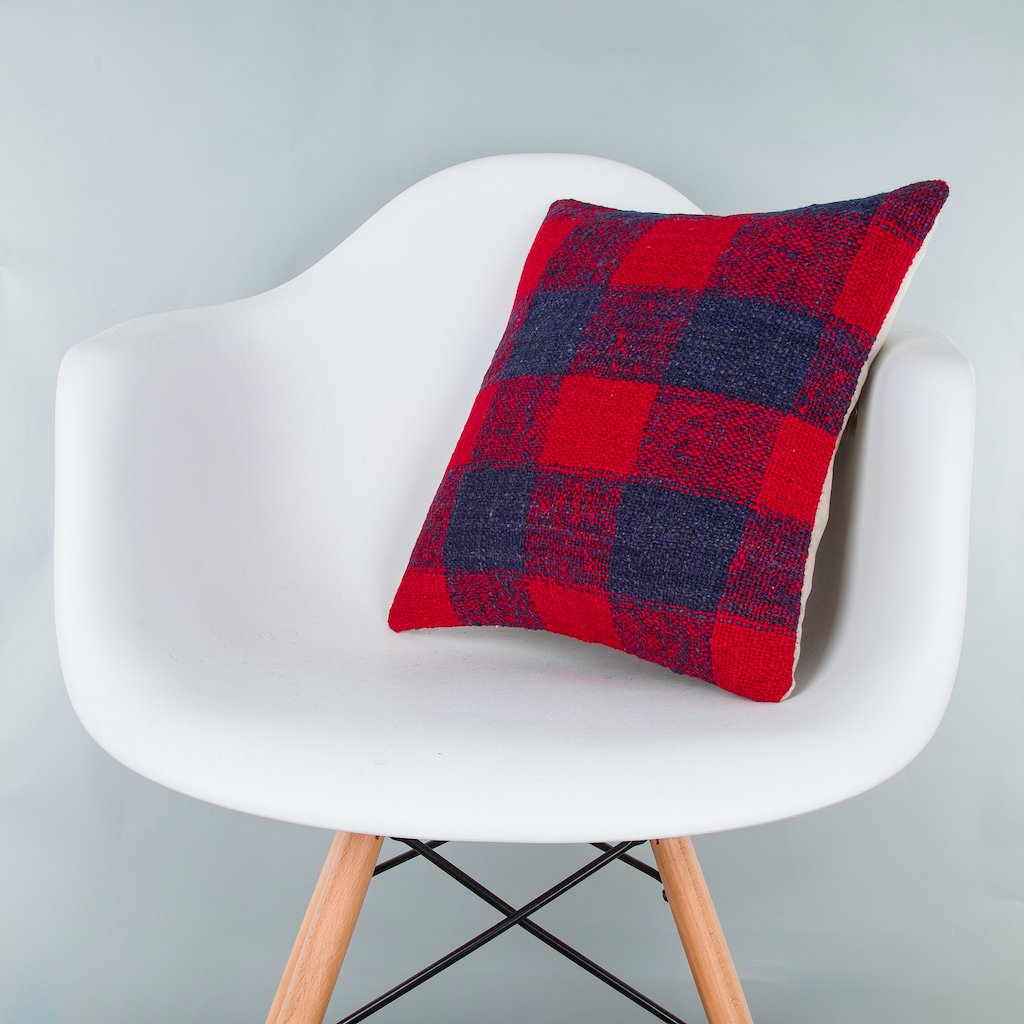 Striped_Multiple Color_Kilim Pillow Cover_16x16_Z1009_8347