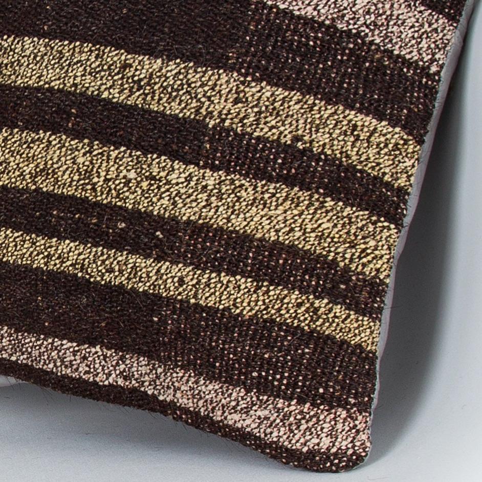 Striped_Multiple Color_Kilim Pillow Cover_16x16_Z1009_8398