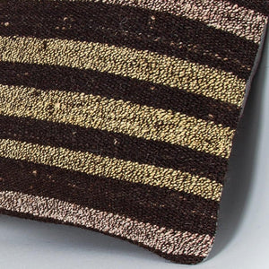 Striped_Multiple Color_Kilim Pillow Cover_16x16_Z1009_8399