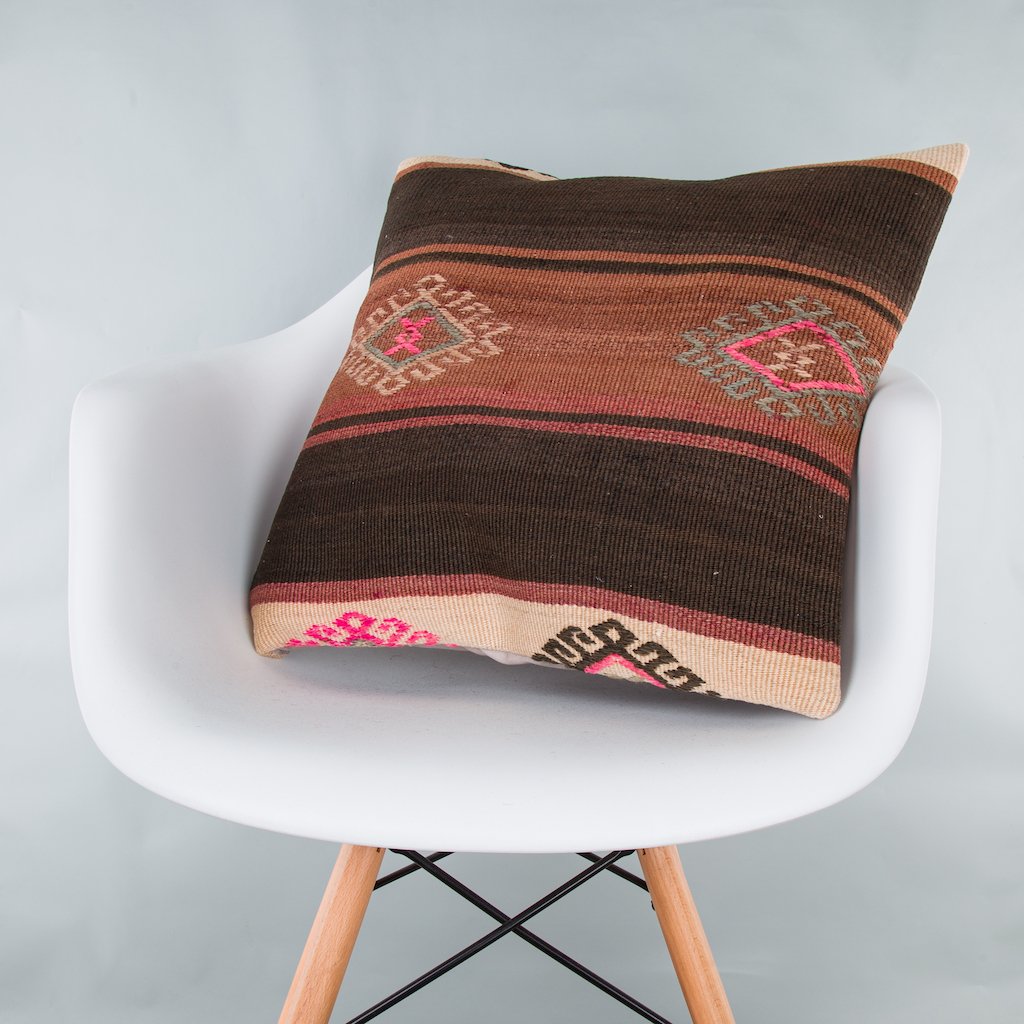 Striped_Multiple Color_Kilim Pillow Cover_20x20_Z1000_8977