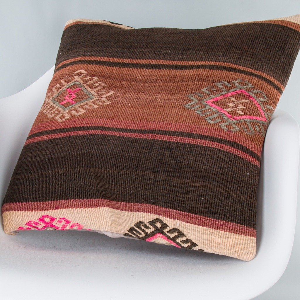 Striped_Multiple Color_Kilim Pillow Cover_20x20_Z1000_8977