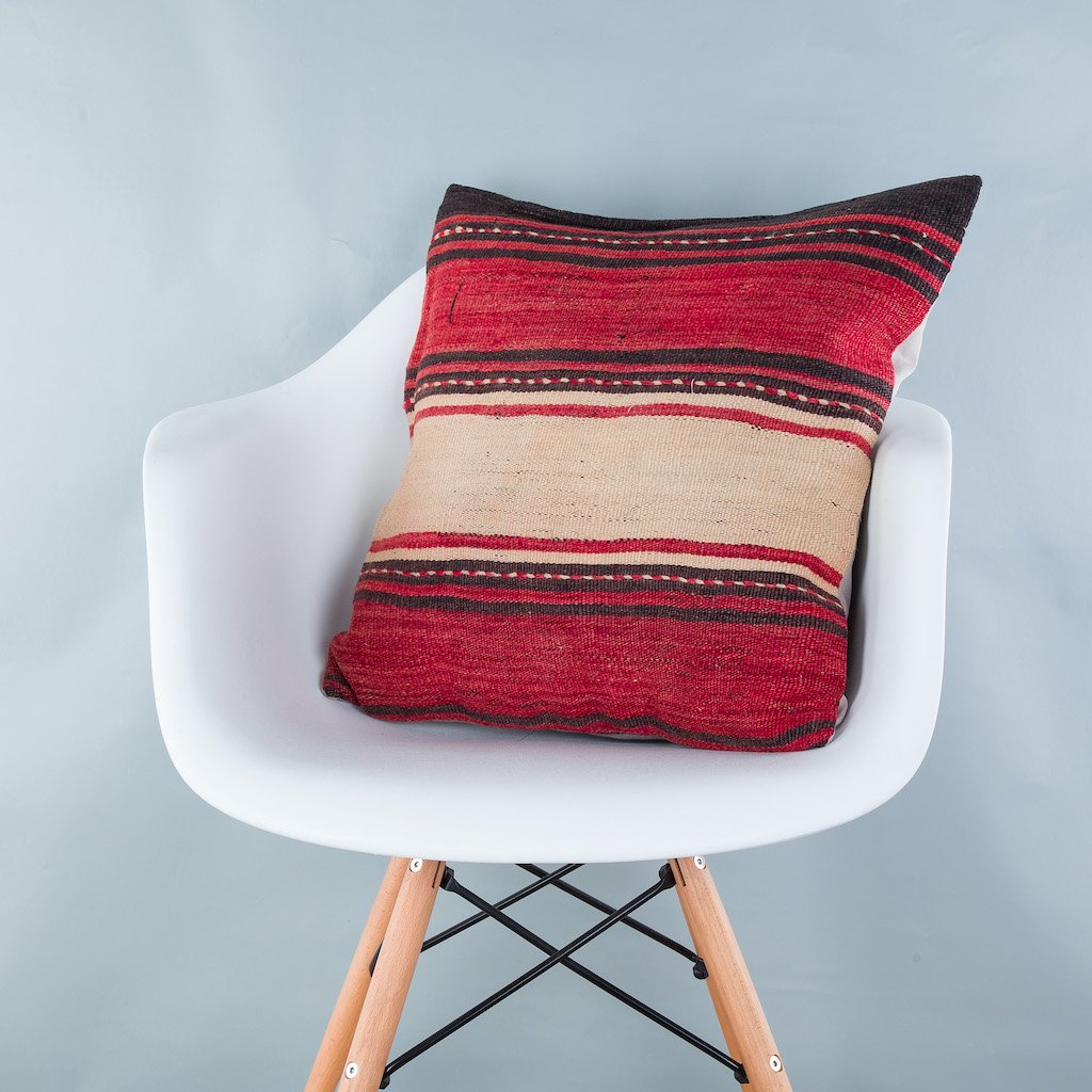 Striped_Multiple Color_Kilim Pillow Cover_20x20_Z1009_9157