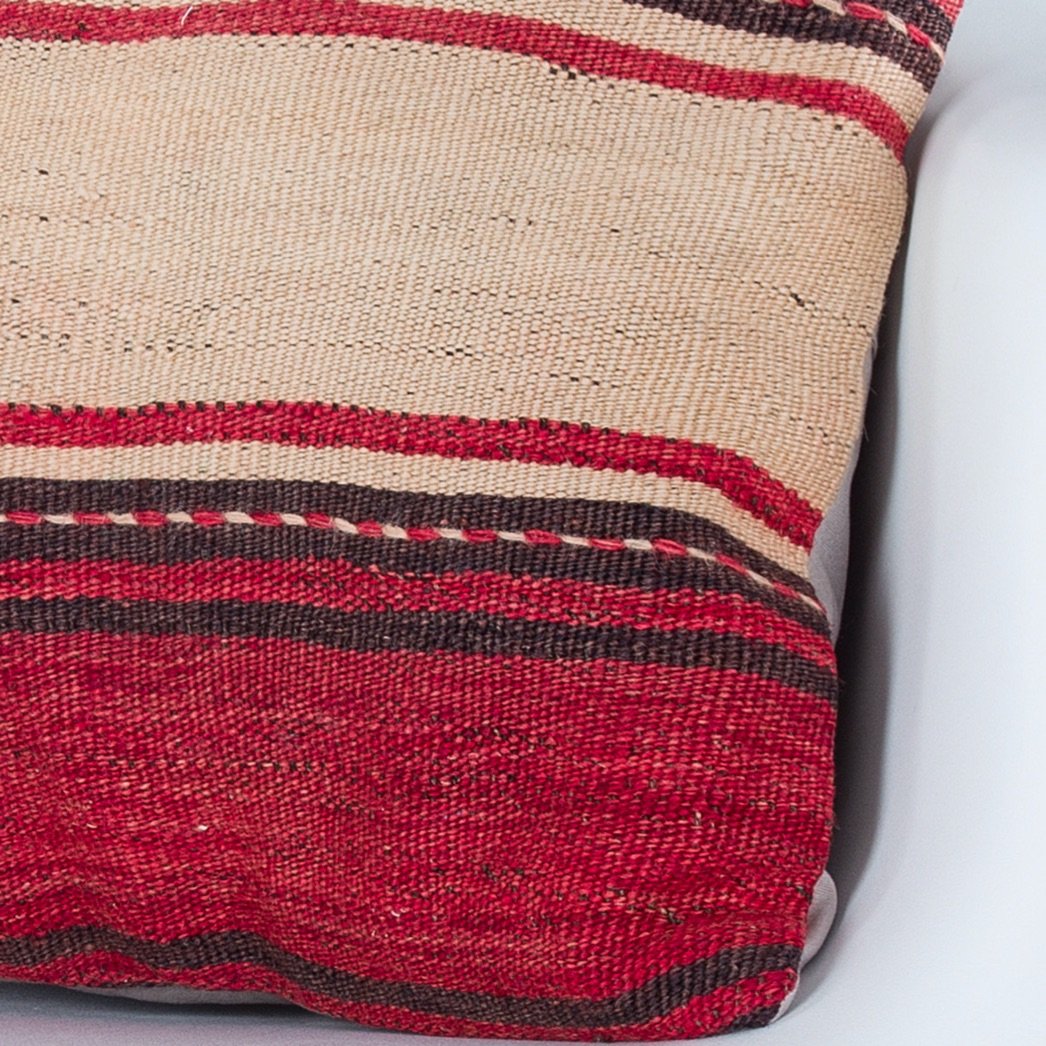 Striped_Multiple Color_Kilim Pillow Cover_20x20_Z1009_9157