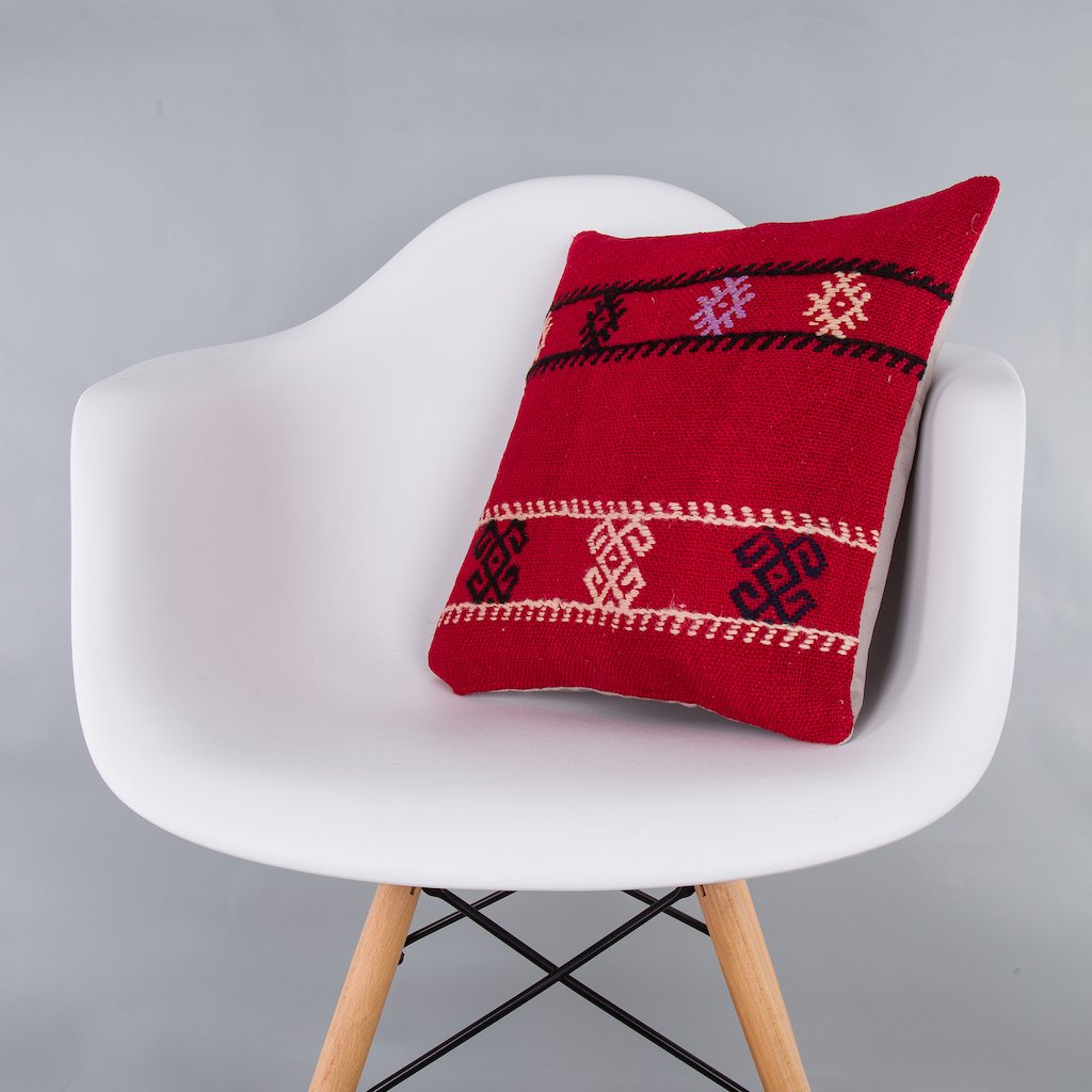 Tribal_Multiple Color_Kilim Pillow Cover_16x16_Z1007_7399