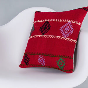 Tribal_Multiple Color_Kilim Pillow Cover_16x16_Z1007_7593