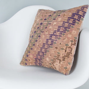 Tribal_Multiple Color_Kilim Pillow Cover_16x16_Z1007_7731