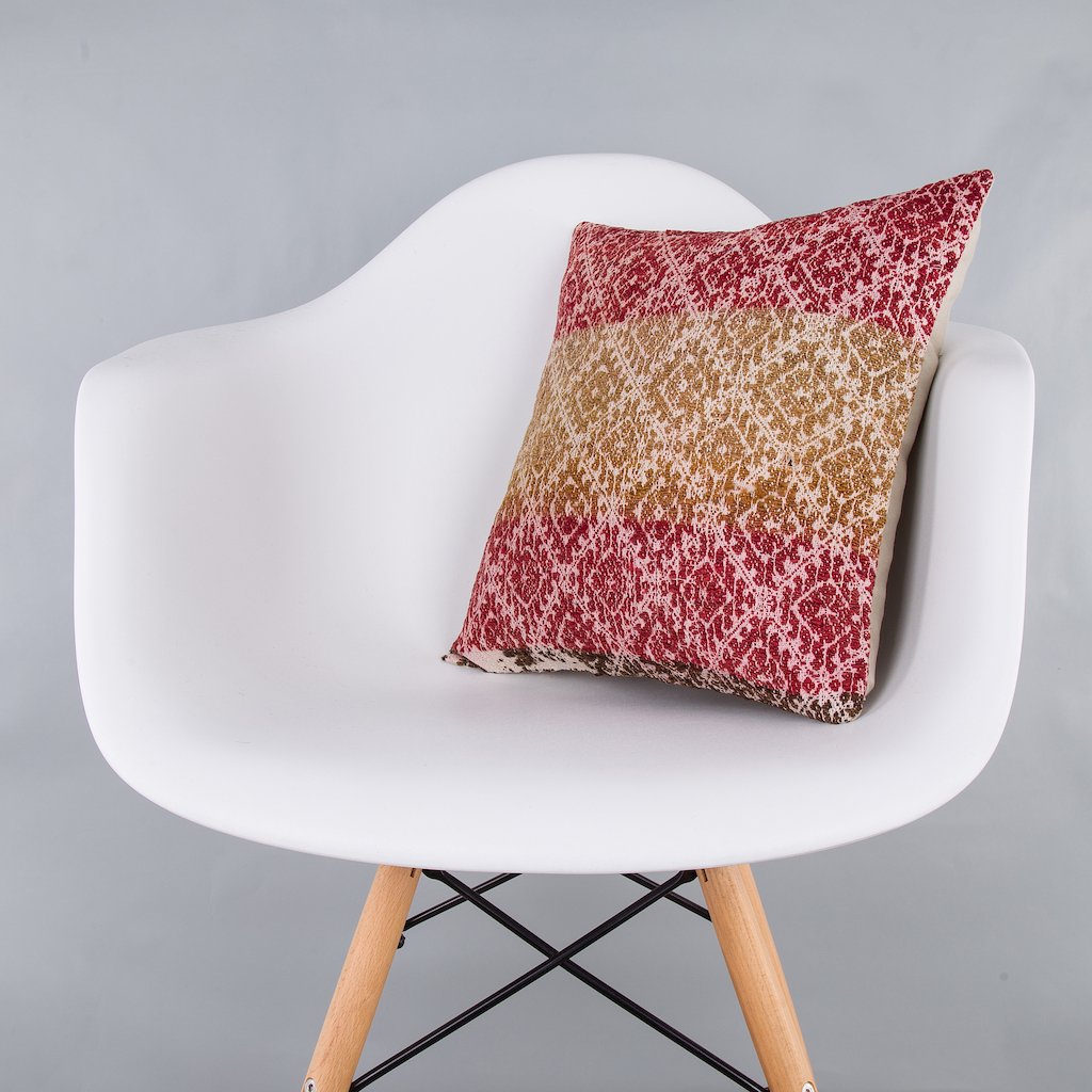 Tribal_Multiple Color_Kilim Pillow Cover_16x16_Z1007_7937