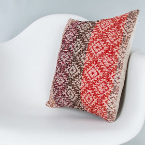 Tribal_Multiple Color_Kilim Pillow Cover_16x16_Z1007_7941