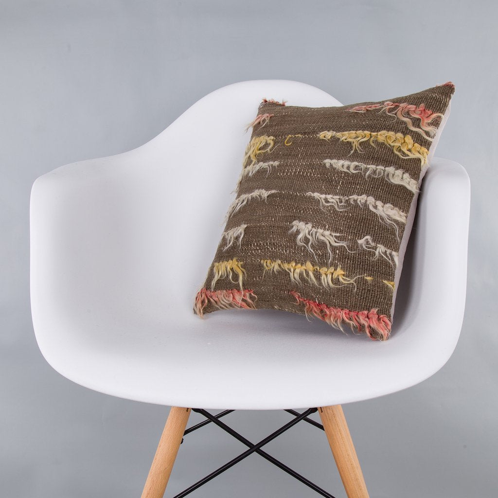 Tulu_Multiple Color_Kilim Pillow Cover_16x16_Z1011_7512