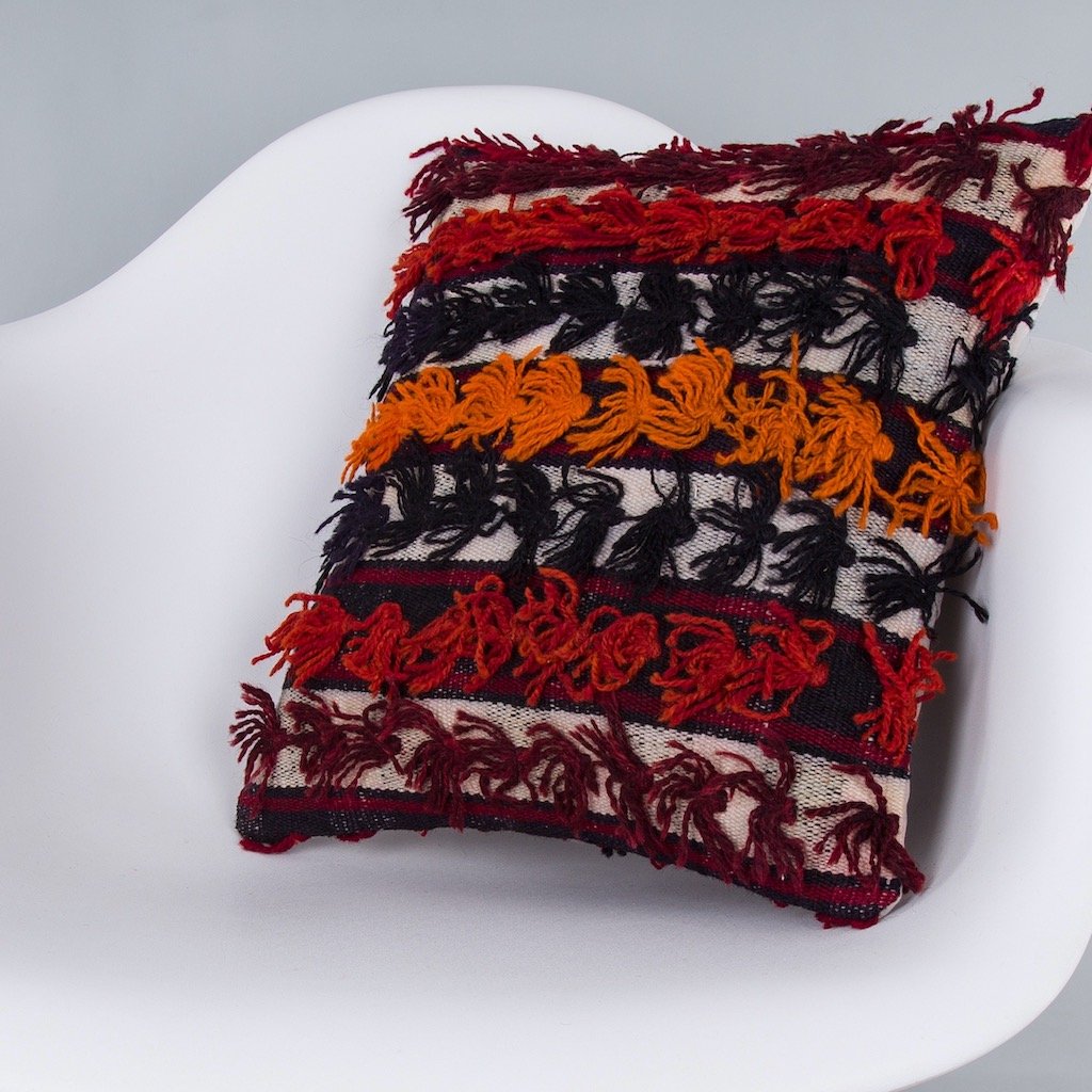 Tulu_Multiple Color_Kilim Pillow Cover_16x16_Z1011_7594