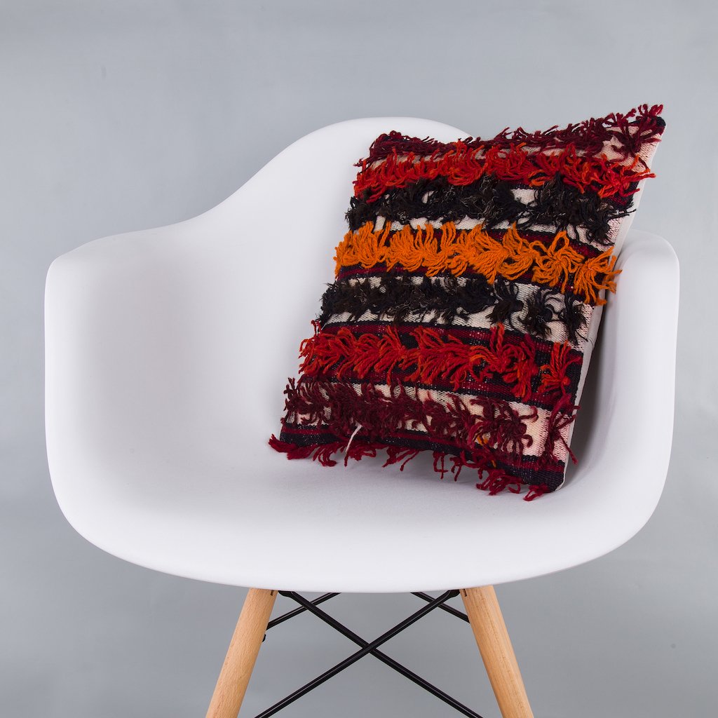 Tulu_Multiple Color_Kilim Pillow Cover_16x16_Z1011_7596