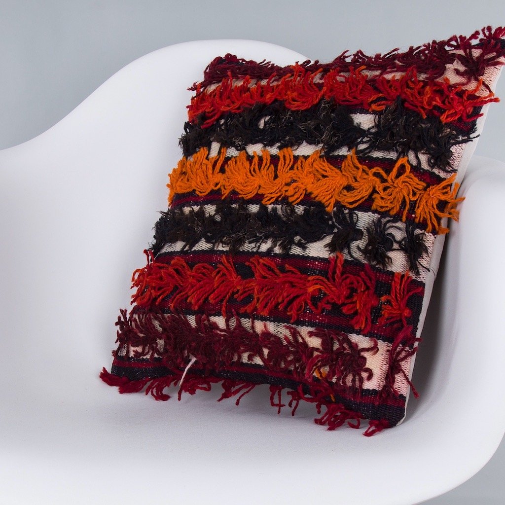 Tulu_Multiple Color_Kilim Pillow Cover_16x16_Z1011_7596