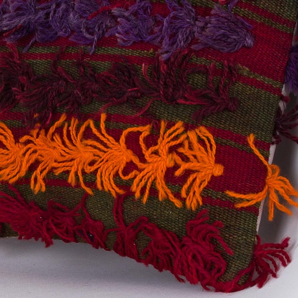 Tulu_Multiple Color_Kilim Pillow Cover_16x16_Z1011_7597