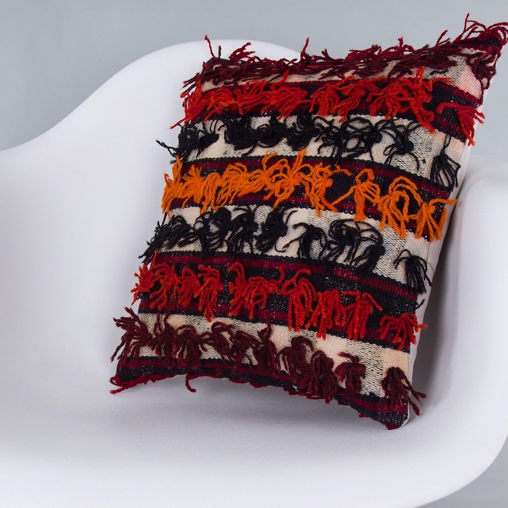Tulu_Multiple Color_Kilim Pillow Cover_16x16_Z1011_7598