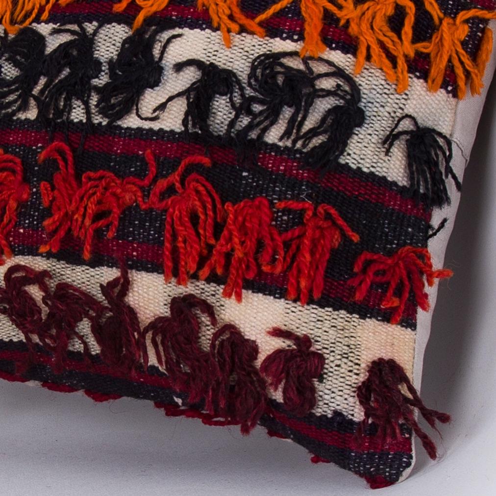 Tulu_Multiple Color_Kilim Pillow Cover_16x16_Z1011_7598